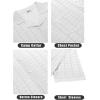 image:imageCOOFANDY Mens Knit Shirts Short Sleeve Button Down Casual Polo Shirt Summer Beach Vacation ShirtsWhite