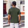 image:imageCOOFANDY Mens Polo Shirts Short Sleeve Casual Knit Polo Shirt Vintage Golf T Shirts Old Money TopsArmy Green