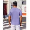 image:imageCOOFANDY Mens Polo Shirts Short Sleeve Casual Knit Polo Shirt Vintage Golf T Shirts Old Money TopsPurple