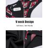image:imageCOOFANDY Mens Sweater Vest V Neck Sleeveless Sweater Slim Fit Casual Knitted Vest SweatersArgyle Black Red
