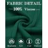 image:imageCOOFANDY Mens TShirts Short Sleeve Crewneck Knit Shirts Summer Ribbed Textured Tee ShirtsB Deep Green