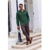 image:imageCOOFANDY Mens Casual Button Down Shirt Long Sleeve Wrinkle Free Shirts Stretch Dress ShirtGreen