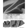 image:imageCOOFANDY Mens Button Down Shirt Short Sleeve Casual Shirts Linen Textured Summer Beach ShirtsDark Grey