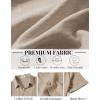 image:imageCOOFANDY Mens Button Down Shirt Short Sleeve Casual Shirts Linen Textured Summer Beach ShirtsKhaki