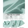 image:imageCOOFANDY Mens Button Down Shirt Short Sleeve Casual Shirts Linen Textured Summer Beach ShirtsSage Green