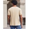 image:imageCOOFANDY Mens TShirts Short Sleeve Crew Neck T Shirts Casual Classic Basic Tee ShirtsBeige