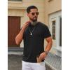 image:imageCOOFANDY Mens TShirts Short Sleeve Crew Neck T Shirts Casual Classic Basic Tee ShirtsBlack