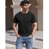 image:imageCOOFANDY Mens TShirts Short Sleeve Crew Neck T Shirts Casual Classic Basic Tee ShirtsBlack