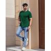 image:imageCOOFANDY Mens TShirts Short Sleeve Crew Neck T Shirts Casual Classic Basic Tee ShirtsGreen