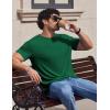 image:imageCOOFANDY Mens TShirts Short Sleeve Crew Neck T Shirts Casual Classic Basic Tee ShirtsGreen