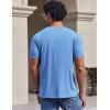 image:imageCOOFANDY Mens TShirts Short Sleeve Crew Neck T Shirts Casual Classic Basic Tee ShirtsLight Blue