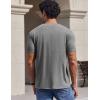 image:imageCOOFANDY Mens TShirts Short Sleeve Crew Neck T Shirts Casual Classic Basic Tee ShirtsLight Grey