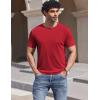 image:imageCOOFANDY Mens TShirts Short Sleeve Crew Neck T Shirts Casual Classic Basic Tee ShirtsRed