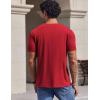 image:imageCOOFANDY Mens TShirts Short Sleeve Crew Neck T Shirts Casual Classic Basic Tee ShirtsRed