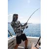 image:imageCOOFANDY Mens UPF 50 Sun Protection Hoodie with Mask Lightweight Long Sleeve SPF Fishing Shirts UV Hiking Running Rash GuardBlack Camouflage