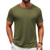 image:imageCOOFANDY Mens TShirts Short Sleeve Crew Neck T Shirts Casual Classic Basic Tee ShirtsArmy Green