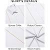 image:imageCOOFANDY Mens Cuban Guayabera Shirt Short Sleeve Button Down Shirts Casual Summer Beach Shirts
