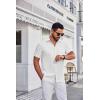 image:imageCOOFANDY Mens Short Sleeve Dress Shirts Wrinkle Free Business Casual Button Down Shirt with Pocket