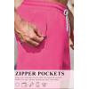 image:imageCOOFANDY Mens 7 Swim Trunks with Compression Liner Stretch Swimming Shorts with Zipper PocketsHot Pink