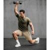 image:imageCOOFANDY Mens Gym Workout Shorts Quick Dry Athletic LooseFit Lightweight Running Shorts with Zipper PocketsBeige