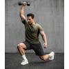 image:imageCOOFANDY Mens Gym Workout Shorts Quick Dry Athletic LooseFit Lightweight Running Shorts with Zipper PocketsBlack Onyx