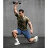 image:imageCOOFANDY Mens Gym Workout Shorts Quick Dry Athletic LooseFit Lightweight Running Shorts with Zipper PocketsDark Blue