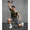image:imageCOOFANDY Mens Gym Workout Shorts Quick Dry Athletic LooseFit Lightweight Running Shorts with Zipper PocketsDark Gray