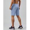 image:imageCOOFANDY Mens Gym Workout Shorts Quick Dry Athletic LooseFit Lightweight Running Shorts with Zipper PocketsLight Blue