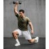 image:imageCOOFANDY Mens Gym Workout Shorts Quick Dry Athletic LooseFit Lightweight Running Shorts with Zipper PocketsWhite