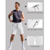 image:imageCOOFANDY Mens Gym Workout Shorts Quick Dry Athletic LooseFit Lightweight Running Shorts with Zipper PocketsWhite