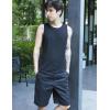 image:imageCOOFANDY Mens Casual Shorts 9 Elastic Waist Chino Shorts Lightweight Summer Dress Shorts with PocketsBlack