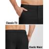 image:imageCOOFANDY Mens Casual Shorts 9 Elastic Waist Chino Shorts Lightweight Summer Dress Shorts with PocketsBlack