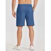 image:imageCOOFANDY Mens Casual Shorts 9 Elastic Waist Chino Shorts Lightweight Summer Dress Shorts with PocketsDark Blue