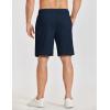 image:imageCOOFANDY Mens Casual Shorts 9 Elastic Waist Chino Shorts Lightweight Summer Dress Shorts with PocketsNavy Blue