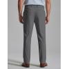 image:imageCOOFANDY Mens Classic Dress Pants Expandable Waist Suit Pants Breathable Business Casual SlacksDark Grey