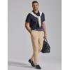 image:imageCOOFANDY Mens Classic Dress Pants Expandable Waist Suit Pants Breathable Business Casual SlacksKhaki