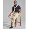 image:imageCOOFANDY Mens Classic Dress Pants Expandable Waist Suit Pants Breathable Business Casual SlacksLight Khaki