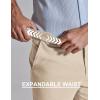 image:imageCOOFANDY Mens Classic Dress Pants Expandable Waist Suit Pants Breathable Business Casual SlacksLight Khaki