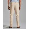 image:imageCOOFANDY Mens Classic Dress Pants Expandable Waist Suit Pants Breathable Business Casual SlacksLight Khaki