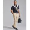 image:imageCOOFANDY Mens Classic Dress Pants Expandable Waist Suit Pants Breathable Business Casual SlacksLight Khaki