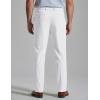 image:imageCOOFANDY Mens Classic Dress Pants Expandable Waist Suit Pants Breathable Business Casual SlacksWhite