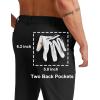image:imageCOOFANDY Mens Golf Pants 303234 Stretch Work Dress Pants Lightweight Quick Dry Comfy Trousers with 4 PocketsBlack