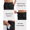 image:imageCOOFANDY Mens Golf Pants 303234 Stretch Work Dress Pants Lightweight Quick Dry Comfy Trousers with 4 PocketsBlack