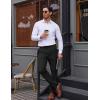 image:imageCOOFANDY Mens Golf Pants 303234 Stretch Work Dress Pants Lightweight Quick Dry Comfy Trousers with 4 PocketsBlack