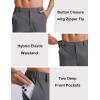 image:imageCOOFANDY Mens Golf Pants 303234 Stretch Work Dress Pants Lightweight Quick Dry Comfy Trousers with 4 PocketsDark Gray