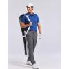 image:imageCOOFANDY Mens Golf Pants 303234 Stretch Work Dress Pants Lightweight Quick Dry Comfy Trousers with 4 PocketsDark Gray