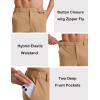 image:imageCOOFANDY Mens Golf Pants 303234 Stretch Work Dress Pants Lightweight Quick Dry Comfy Trousers with 4 PocketsKhaki
