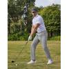 image:imageCOOFANDY Mens Golf Pants 303234 Stretch Work Dress Pants Lightweight Quick Dry Comfy Trousers with 4 PocketsLight Gray