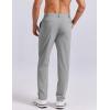 image:imageCOOFANDY Mens Golf Pants 303234 Stretch Work Dress Pants Lightweight Quick Dry Comfy Trousers with 4 PocketsLight Gray