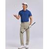 image:imageCOOFANDY Mens Golf Pants 303234 Stretch Work Dress Pants Lightweight Quick Dry Comfy Trousers with 4 PocketsLight Khaki